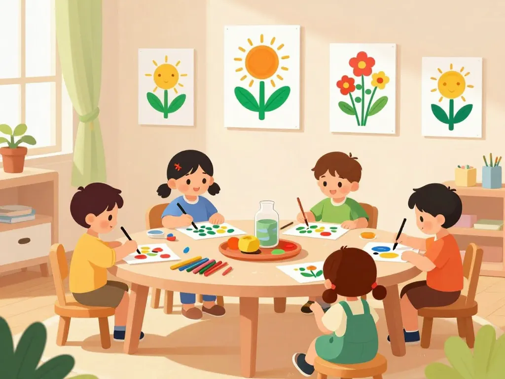 activité printemps crèche ateliers créatifs enfants