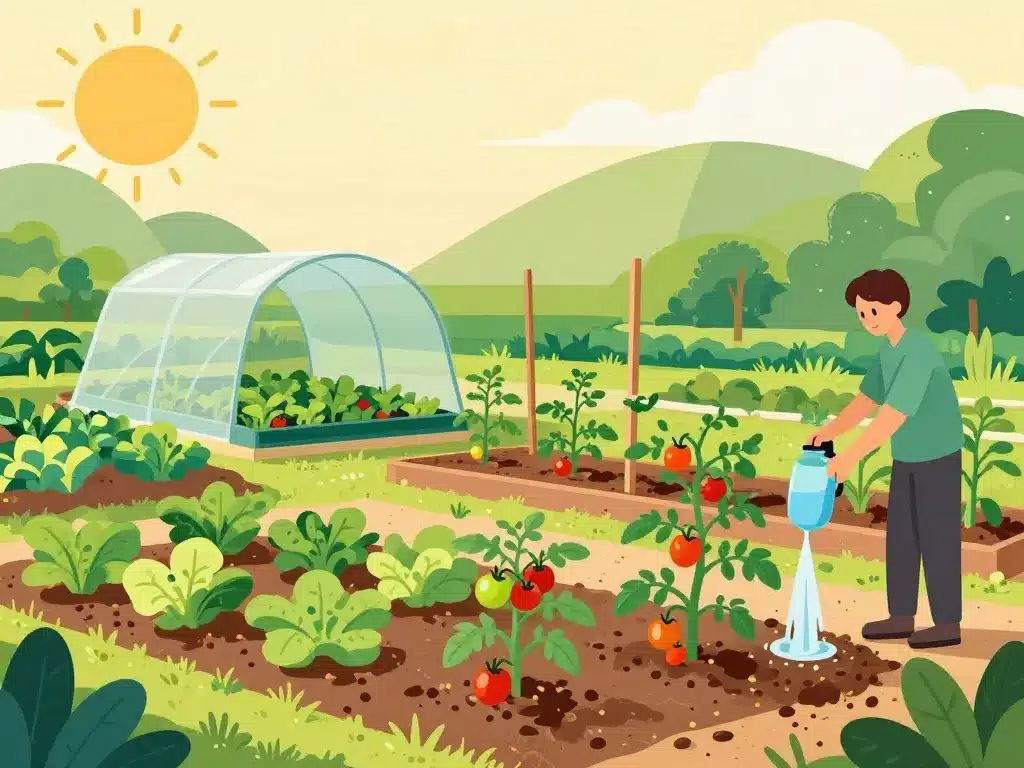 adapter les conditions pour la durée de vie d'un plant de tomate cerise