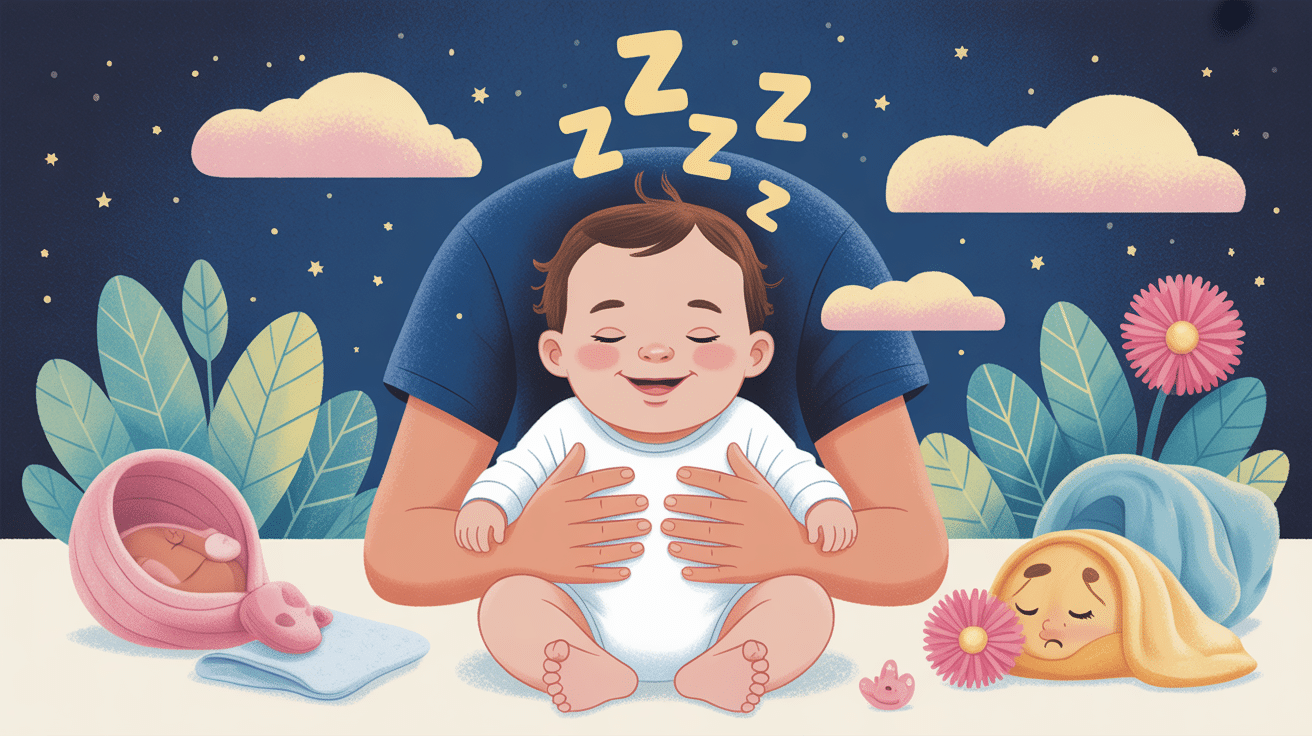 bébé s'endort au biberon et réclame 1h après dans une ambiance nocturne