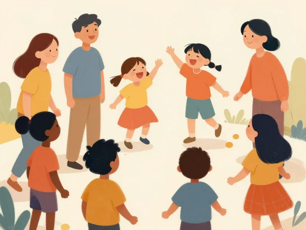 scène humoristique de groupes autour du mot cacaboudin