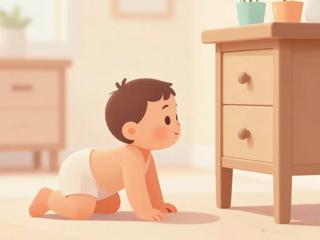 cadeau bébé 1 an motricité bébé qui explore et se déplace