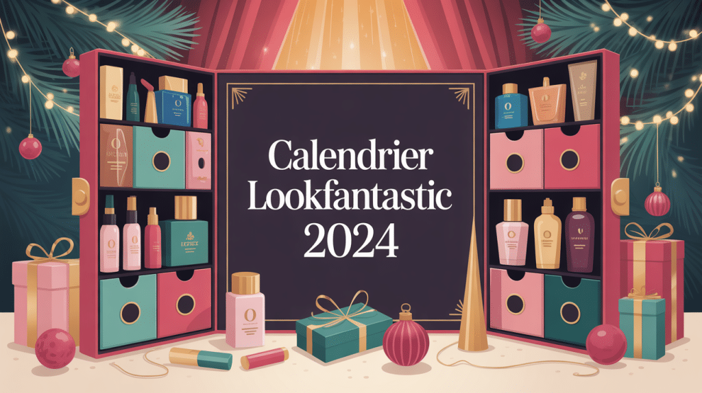 calendrier lookfantastic 2024 coffret festif ouvert