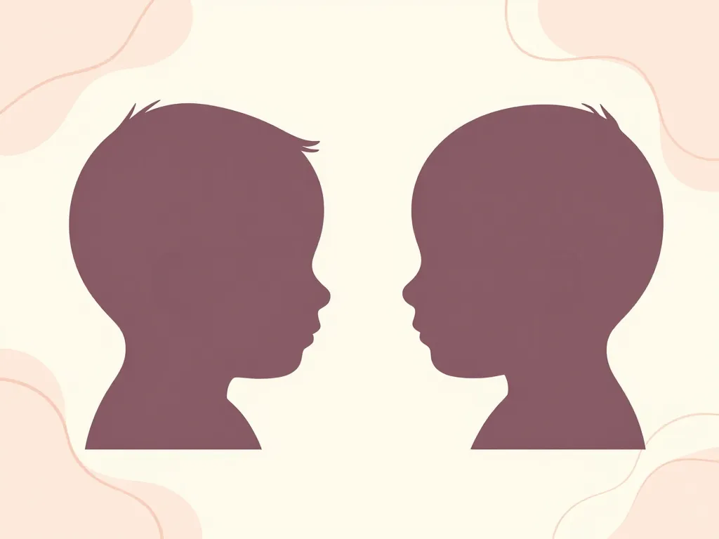 Casque plagiocéphalie avant après photo silhouette bébé symétrie