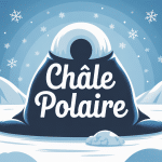 Chale polaire stylisé ambiance hiver cocooning