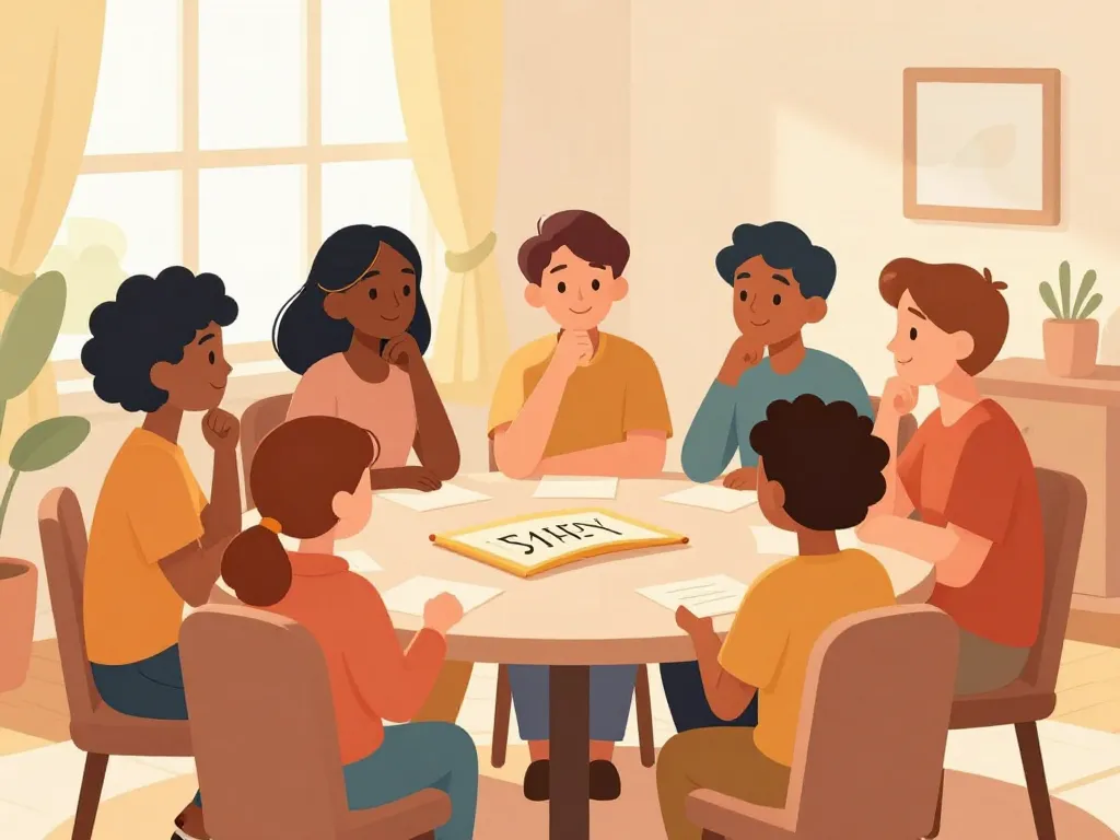 scène famille devinette enfant