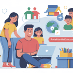 elancourt portail famille illustration famille ordinateur