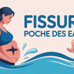 illustration fissure poche des eaux test papier toilette grossesse