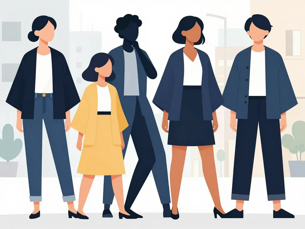 haori vestes urbaines hommes femmes tenues contemporaines