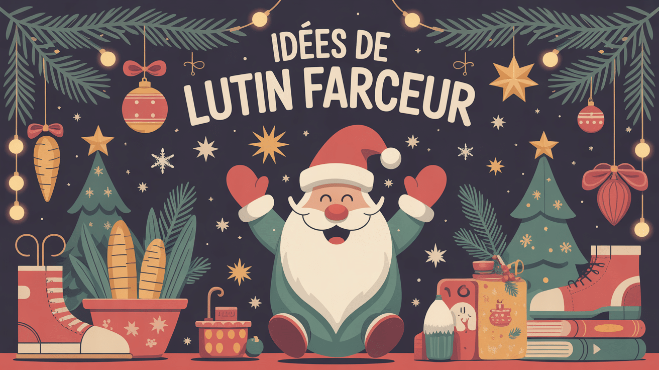 lutin farceur idee mise en scène familiale et objets détournés