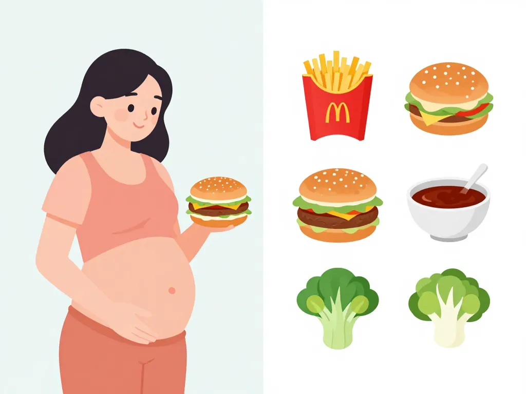 mcdo enceinte choix aliments sûrs et à éviter