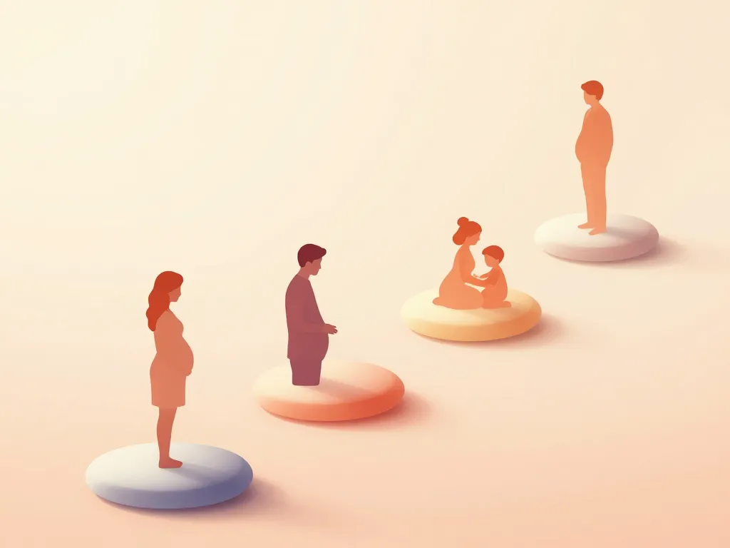 visuel symbolique annoncer la marraine étapes timing famille