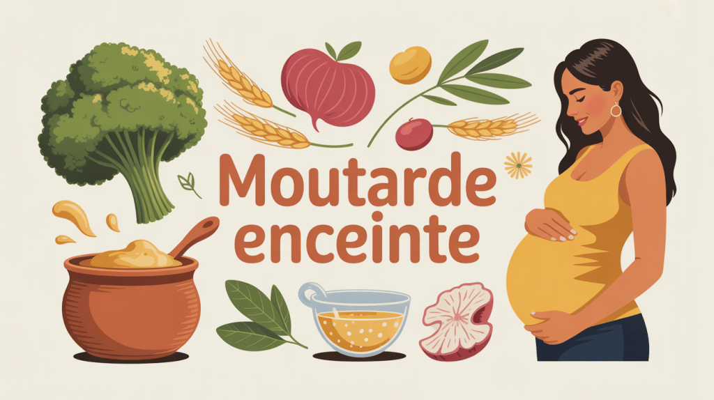 image centrale moutarde enceinte pot femme stylisée