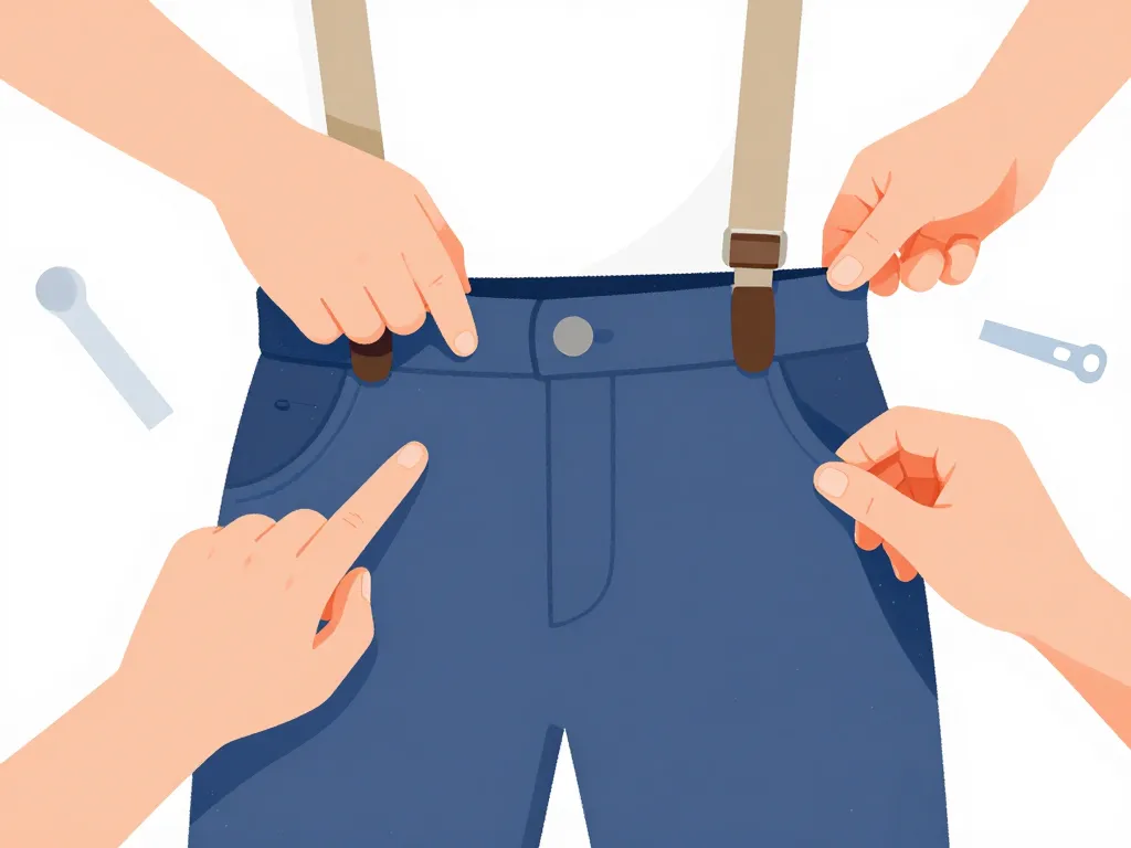 solutions pantalon qui descend accessoires et ajustements