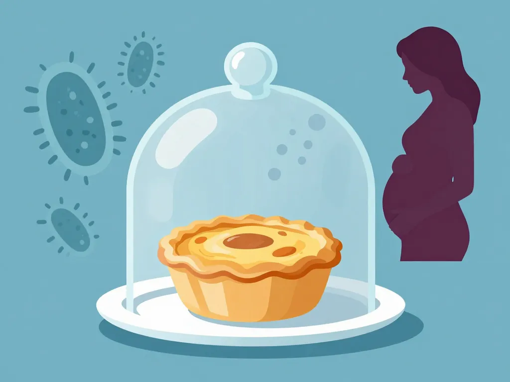 risques paté en croute enceinte illustration bactéries