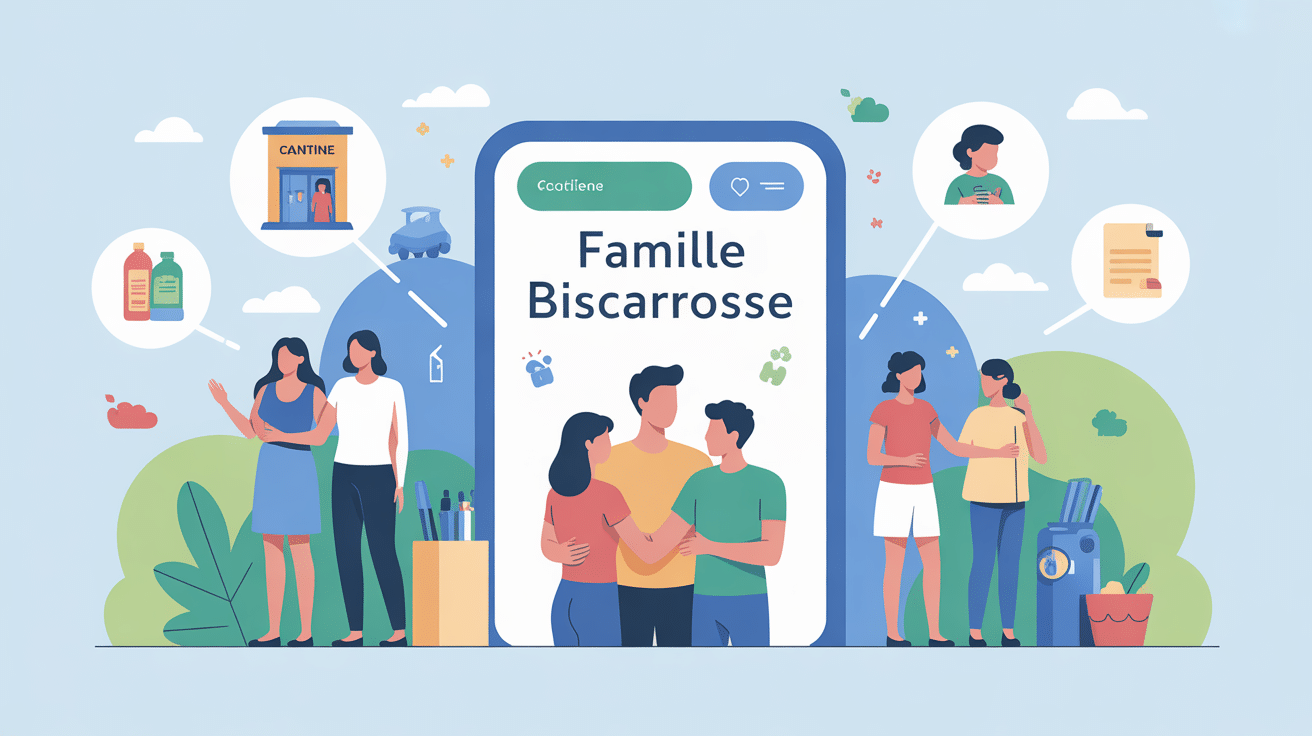 Illustration portail famille biscarrosse démarches en ligne