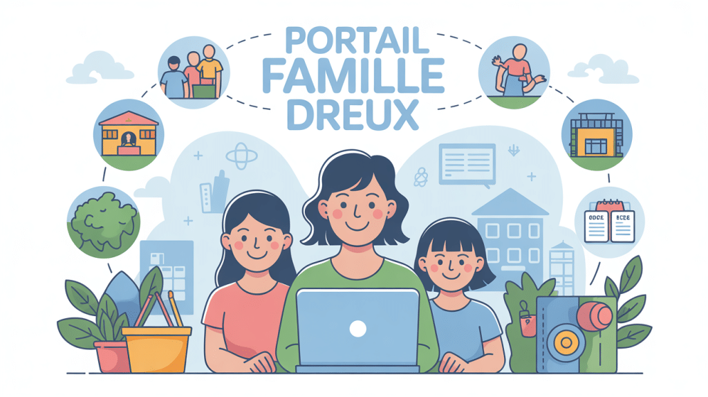 portail famille dreux famille gère inscriptions cantine activités factures