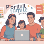 portail famille givors illustration famille ordinateur cantine