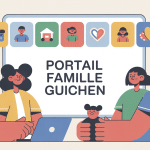 Portail famille Guichen illustration démarche famille