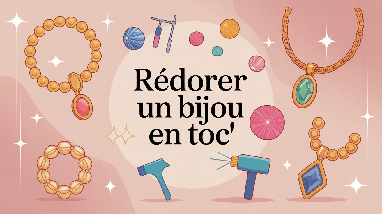 redorer un bijou en toc bijou fantaisie relooké