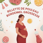 illustration rillette poulet bordeau chesnel femme enceinte atmosphère rassurante