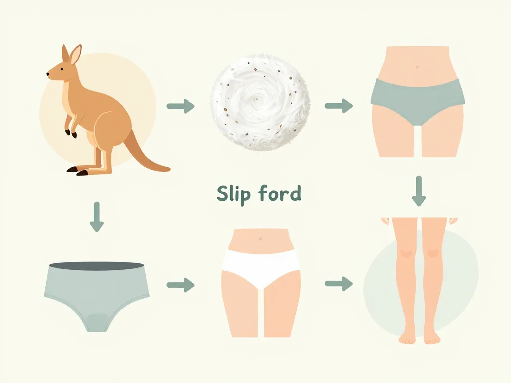 diagramme visuel choix slip kangourou confort et matière