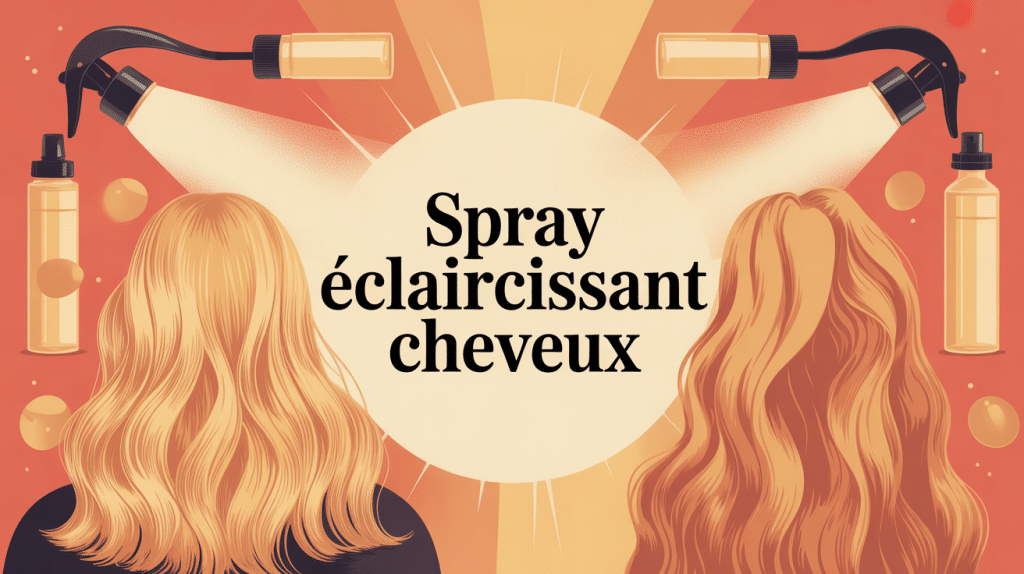 spray éclaircissant cheveux avis illustration estivale