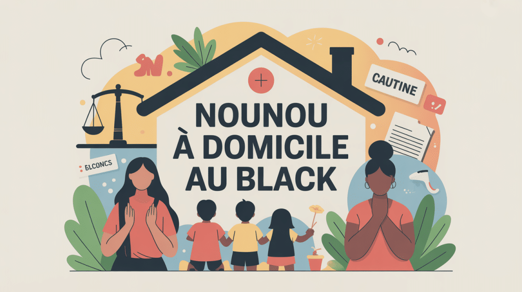 illustration tarif nounou à domicile au black maison et dangers
