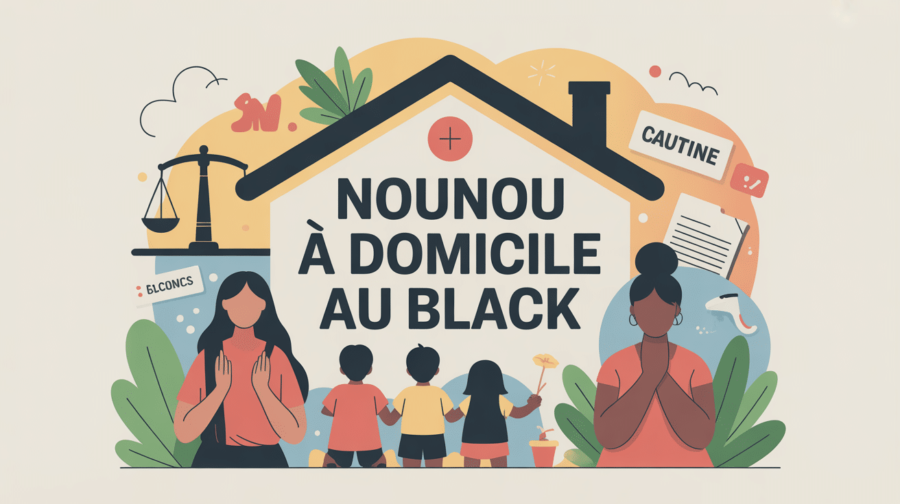 illustration tarif nounou à domicile au black maison et dangers