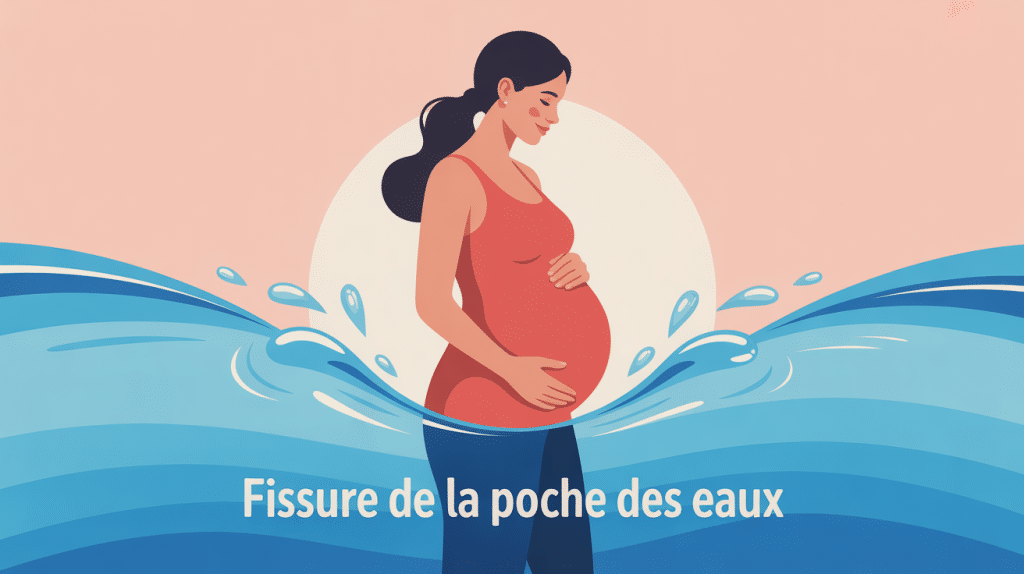 illustration test maison fissure poche des eaux femme enceinte