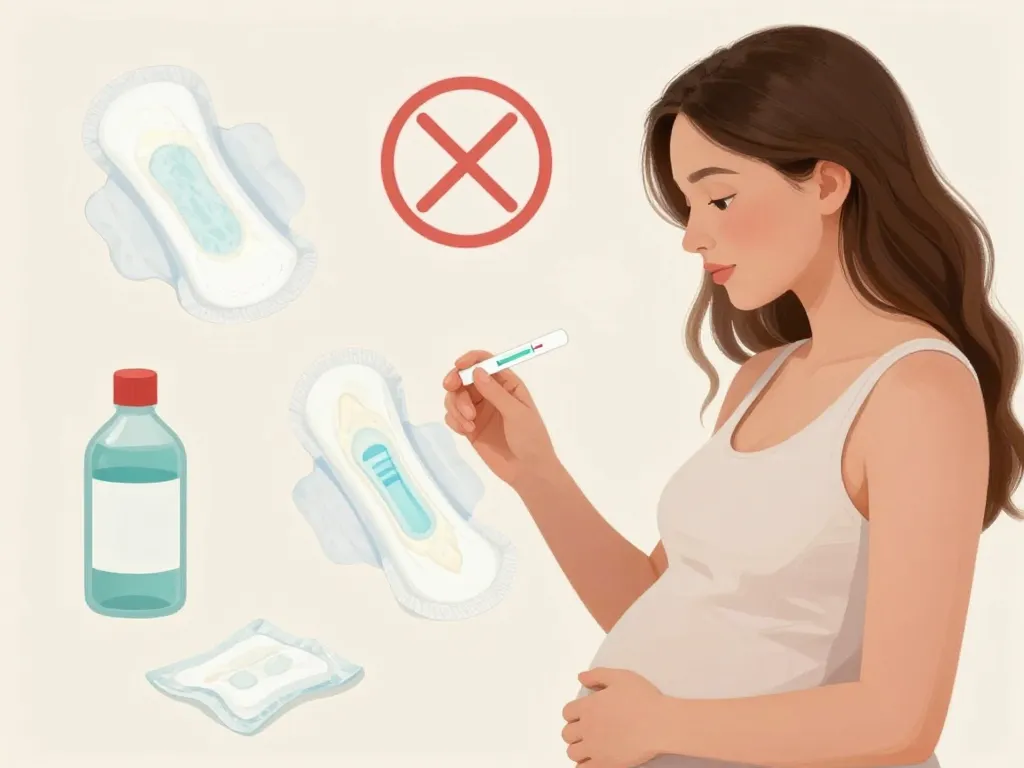 illustration test maison fissure poche des eaux femme test maison