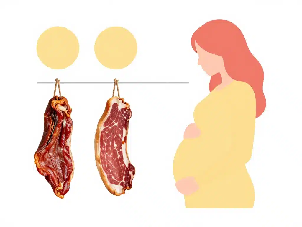 infographie risques viande de grison enceinte