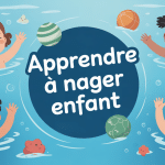 A quel age apprendre à nager illustration enfant piscine