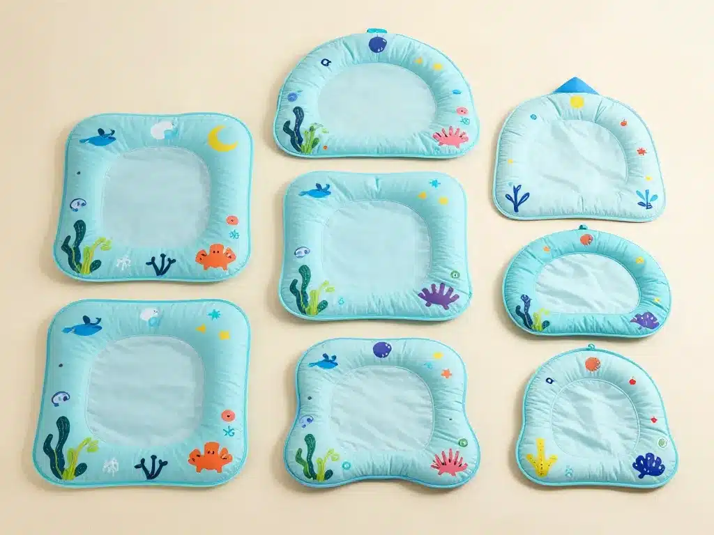 différents modèles de tapis d'eau bébé sécurisés