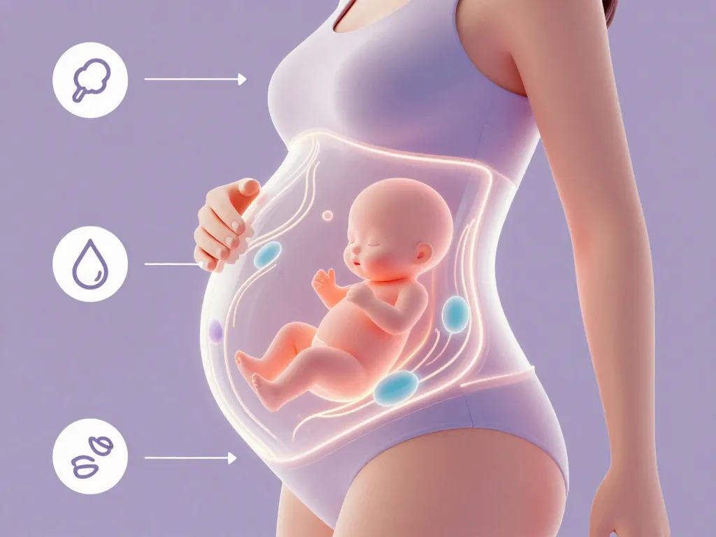 Schéma combien de temps bébé peut rester sans liquide amniotique et rôle du liquide