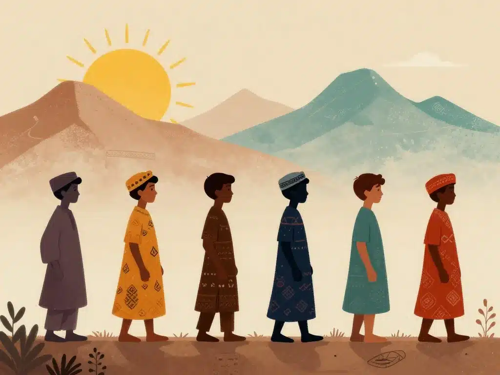 symbolique prenom kabyl garcon silhouettes