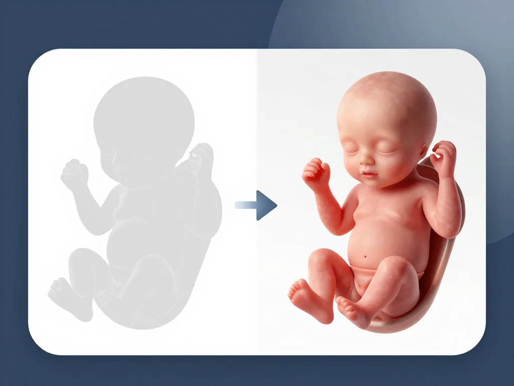 Schema difference echo 3d bebe trisomique 2d 3d