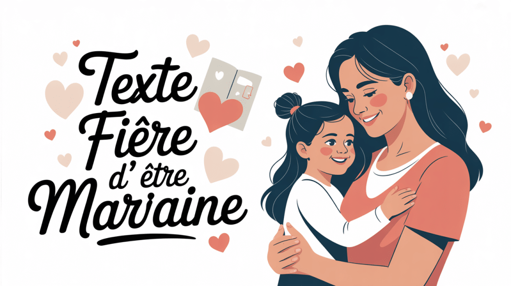 fière d'être marraine texte image ambiance tendre