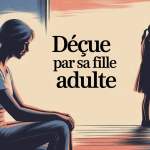 je suis déçue par ma fille adulte, mère triste et fille adulte éloignée