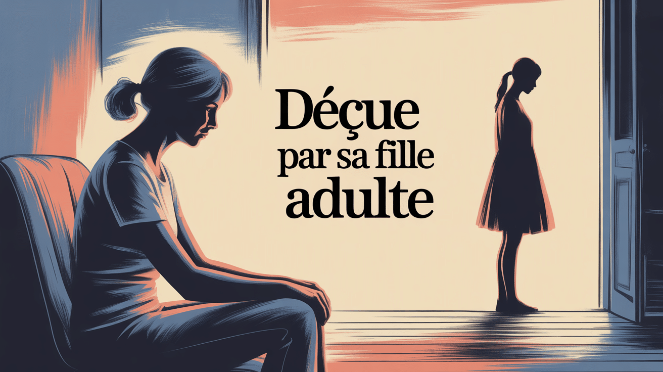 je suis déçue par ma fille adulte, mère triste et fille adulte éloignée