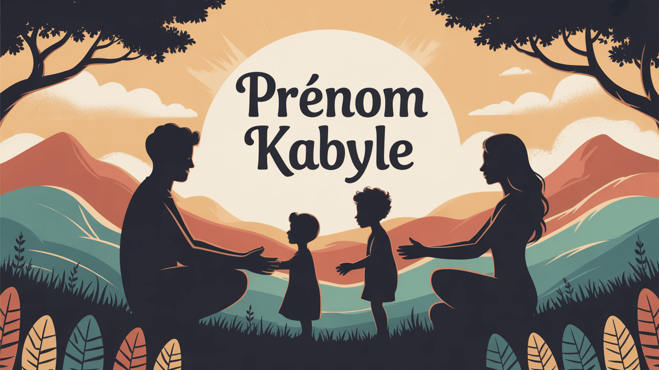 kabyle prenom illustration paysages amazighs
