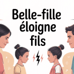 Ma belle fille m'éloigne de mon fils, illustration distance émotionnelle