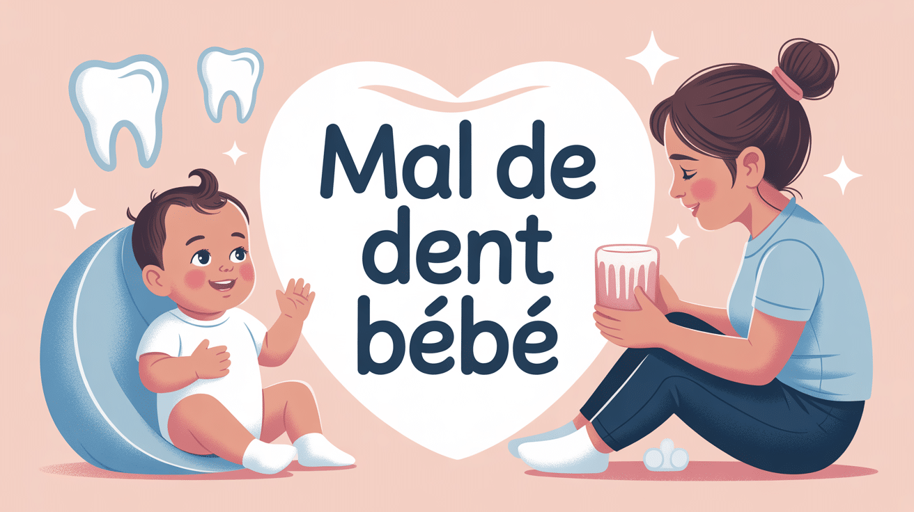 mal de dent bébé remède de grand-mère image rassurante parent enfant
