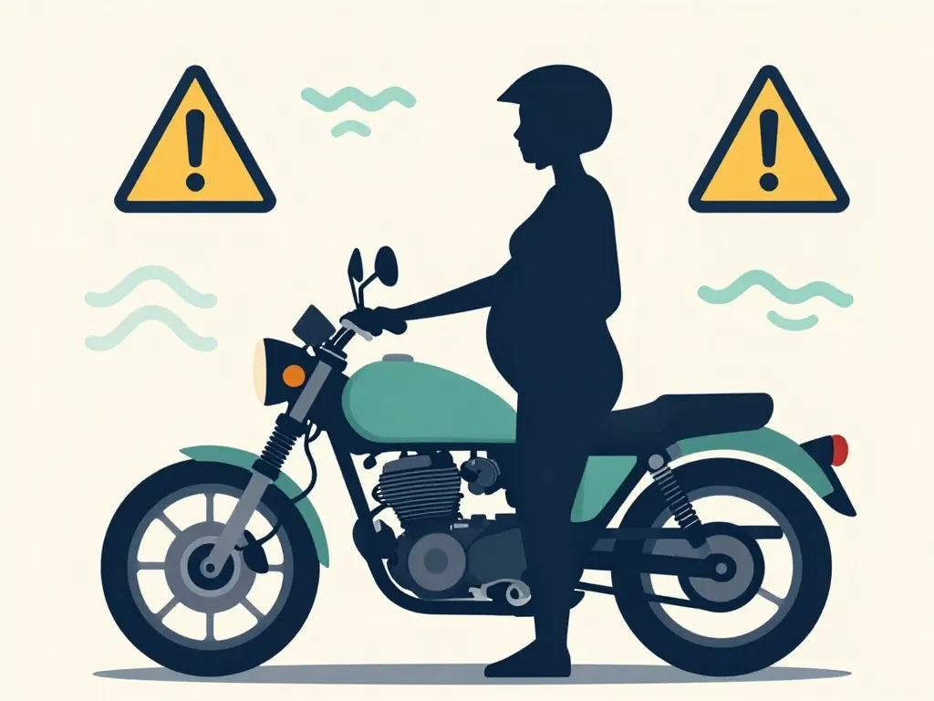 Motarde enceinte analyse des risques