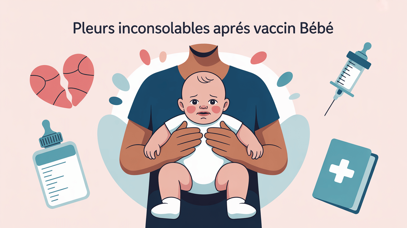 Bébé pleure inconsolable après vaccin forum dans les bras de ses parents
