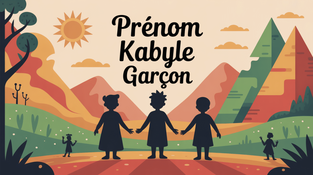 illustration prenom kabyl garcon symboles culturels