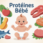 alimentation équilibrée proteine bebe sources adaptées