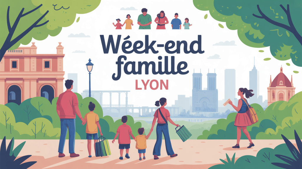 Que faire à Lyon ce week-end famille illustration parc musée