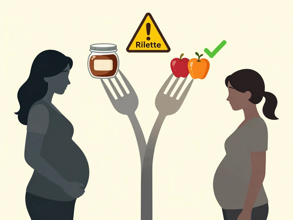 dilemme rillette enceinte risques santé