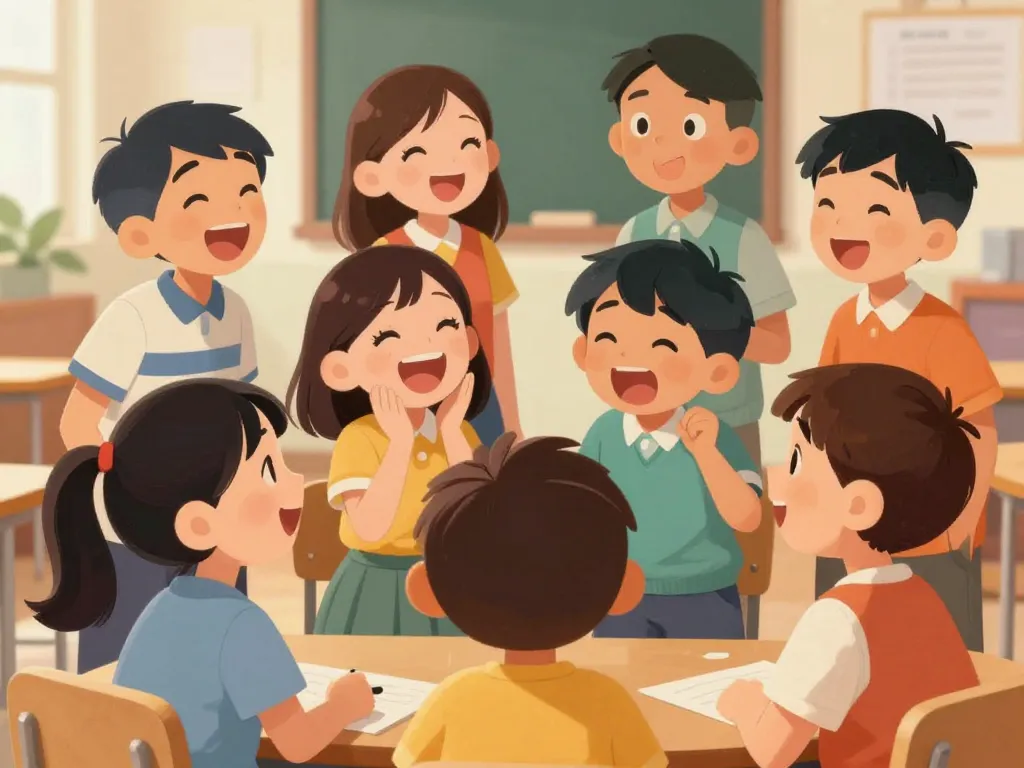 Enfants de 11 ans rient texte anniversaire humour