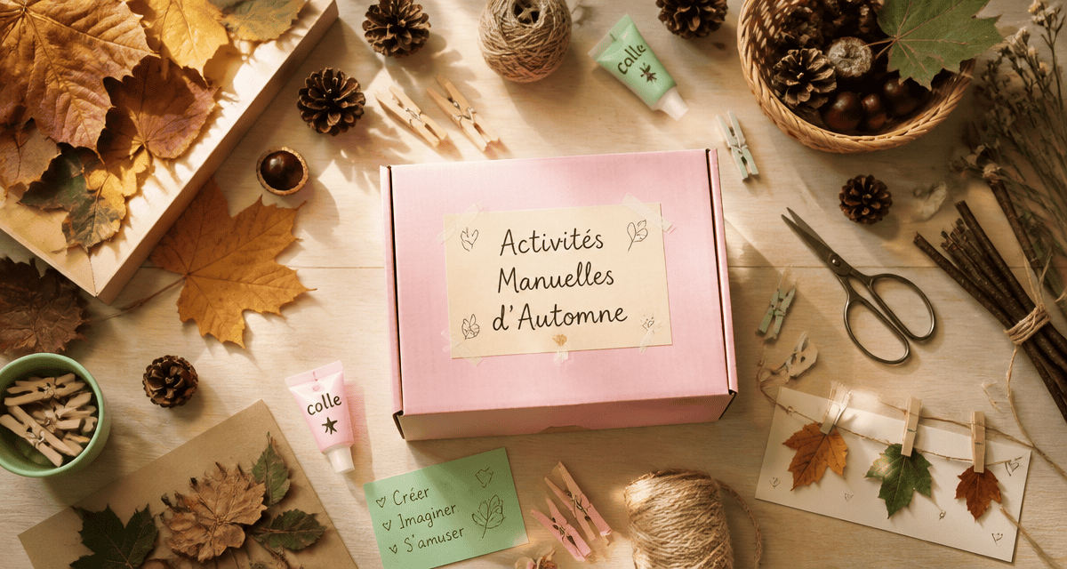 activité manuelle automne matériel créatif
